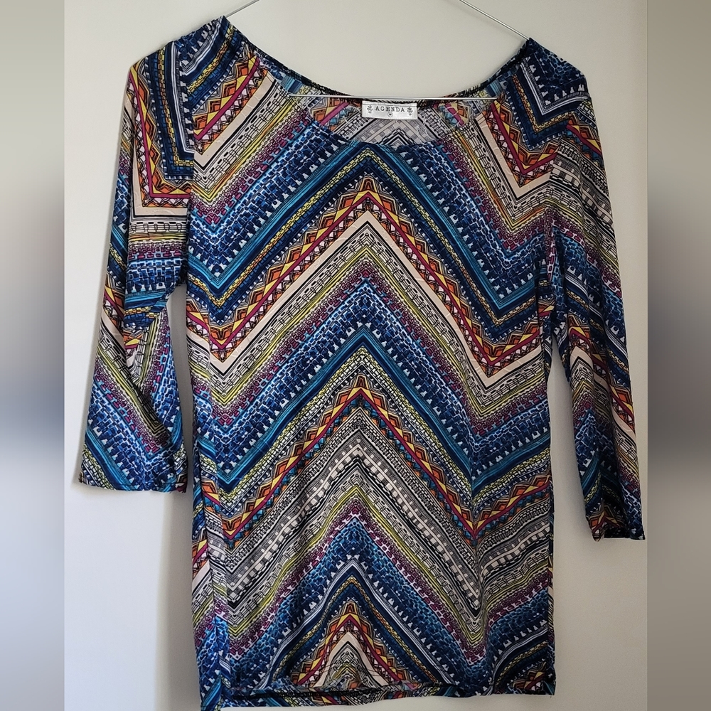 Agenda Womens M Blouse